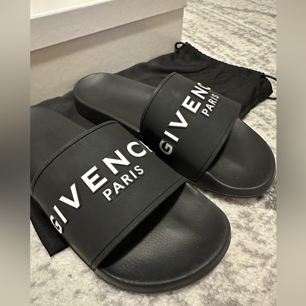 Givenchy Slide Flat Sandal Black